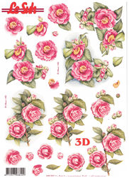Le Suh 3D-kuvat Kukat, valmiiksi leikattu