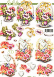 Le Suh 3D-kuvat Kukkakorit, valmiiksi leikattu
