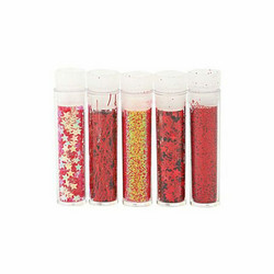 Hobby & Crafting Fun Glitter -jauhesetti, punainen