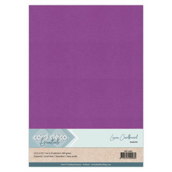 Card Deco kartonkipakkaus, A4, Mauve, 10 kpl