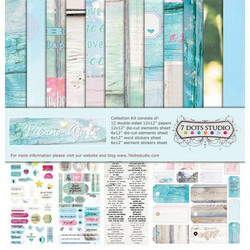 7 Dots Studio Collection Kit paperipakkaus Verano Azul, 12