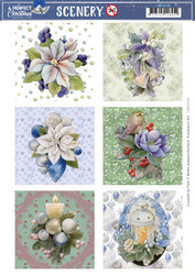Jeanine's Art korttikuvat A Perfect Christmas, Christmas Candle Square