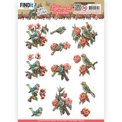 Amy Design Botanical Garden 3D-kuvat Colorful Birds