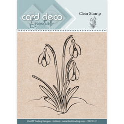 Card Deco leimasin Snowdrop