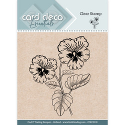 Card Deco leimasin Pansy