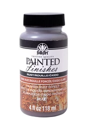 Folkart Painted Finishes -efektimaali, Dark Rust, 118 ml