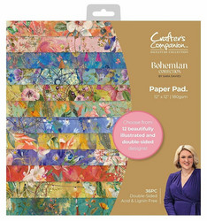 Crafter's Companion Bohemian Collection -paperipakkaus, 12