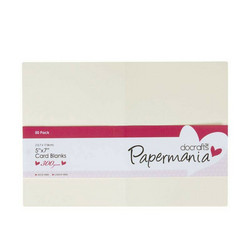 Papermania korttipohjat ja kirjekuoret, 5x7