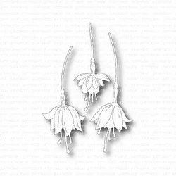 Gummiapan stanssi Fuchsia Flowers