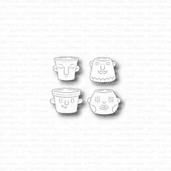 Gummiapan stanssi Pots with Faces