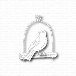 Gummiapan stanssi Bird on a Swing