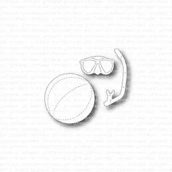 Gummiapan stanssi Snorkel and Beach Ball