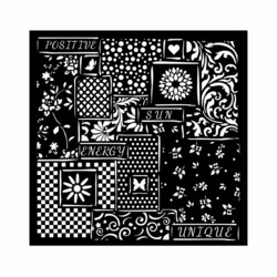 Stamperia sapluuna Sunflower Art, Patchwork