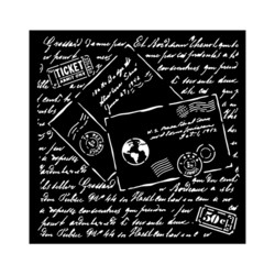 Stamperia sapluuna Around the World, Letters