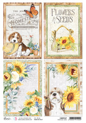 Ciao Bella riisipaperi Farmhouse Cards