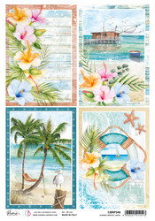 Ciao Bella riisipaperi Summer Breeze Cards