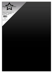 Paper Favourites Mirror Matte -peilikartonki, sävy Black Velvet, 5 arkkia