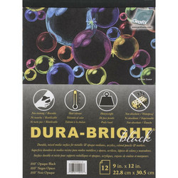 Grafix Dura-Bright Opaque Black -pakkaus, musta, 9