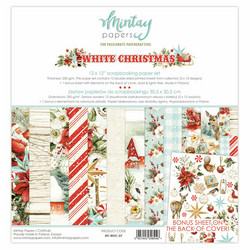 Mintay paperipakkaus White Christmas, 12” x 12”
