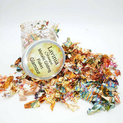 Lavinia Metallic Gilding Flakes, foliohiutaleet, sävy Glamour