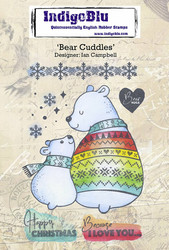 IndigoBlu Bear Cuddles -leimasin