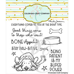 Colorado Craft Company Anita Jeram leimasin Stay Pawsitive