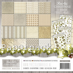 Precious Marieke paperipakkaus Rustic Christmas
