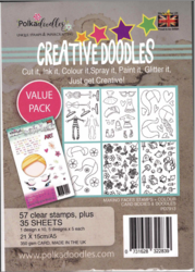 Polkadoodles Creative Doodles -setti