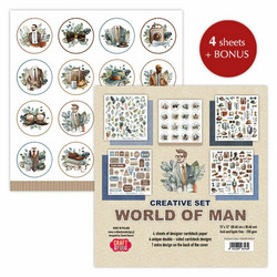 Craft & You paperipakkaus World of Man Creative, 12
