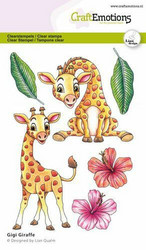CraftEmotions leimasin Gigi Giraffe