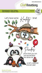 CraftEmotions leimasin Koala & Panda