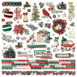 Simple Stories tarra-arkki Simple Vintage 'Tis The Season, 12