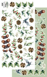 Alchemy of Art kuva-arkki In Frosty Colors, Leaves, 6