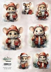Alchemy of Art riisipaperi Merry Christmas