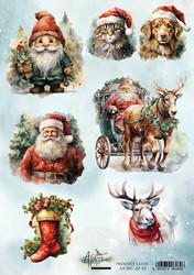 Alchemy of Art riisipaperi Merry Christmas
