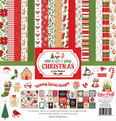 Echo Park Have A Holly Jolly Christmas -paperipakkaus, 12