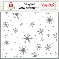 Echo Park sapluuna Snowy Night Snowflakes