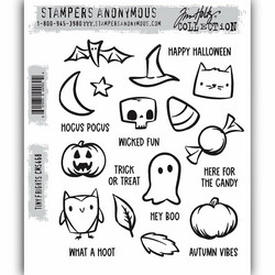 Stampers Anonymous, Tim Holtz leimasinsetti Tiny Frights