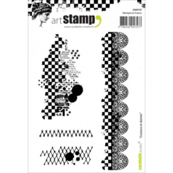 Carabelle Studio leimasin Sewing & Checkered Pattern