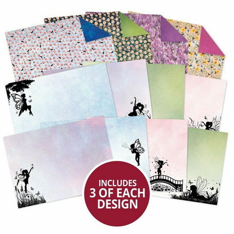 Hunkydory Moonlight Fairies Inserts & Papers -paperit