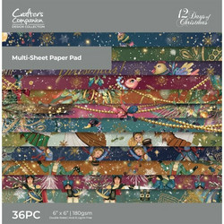 Crafter's Companion 12 Days of Christmas -paperipakkaus, 6