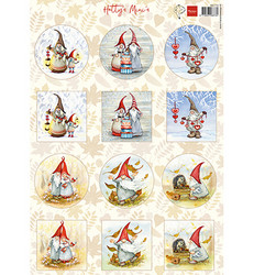 Marianne Design korttikuvat Gnomes