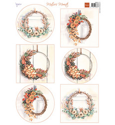 Marianne Design korttikuvat Autumn Wreaths