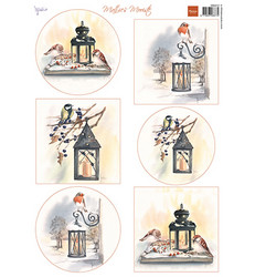 Marianne Design korttikuvat Winter Lanterns