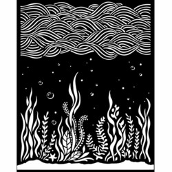 Stamperia sapluuna Songs of the Seas, Corals and Poseidonias, 20 x 25 cm