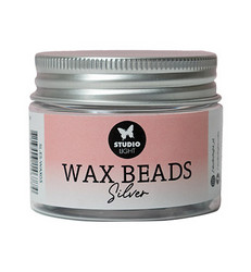 Studio Light Wax Beads -vaha, sävy hopea