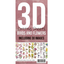 3D-kuvat Birds and Flowers Flowers
