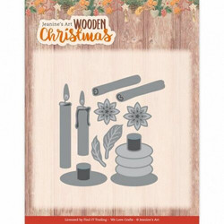 Jeanines Art Wooden Christmas stanssi Wooden Candles