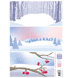 Marianne Design korttikuvat Eline's Winter Dreams Backgrounds