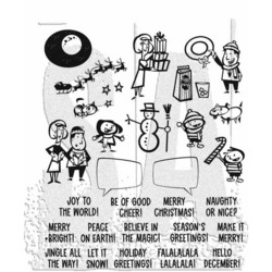 Stampers Anonymous, Tim Holtz leimasinsetti Christmas Cartoons